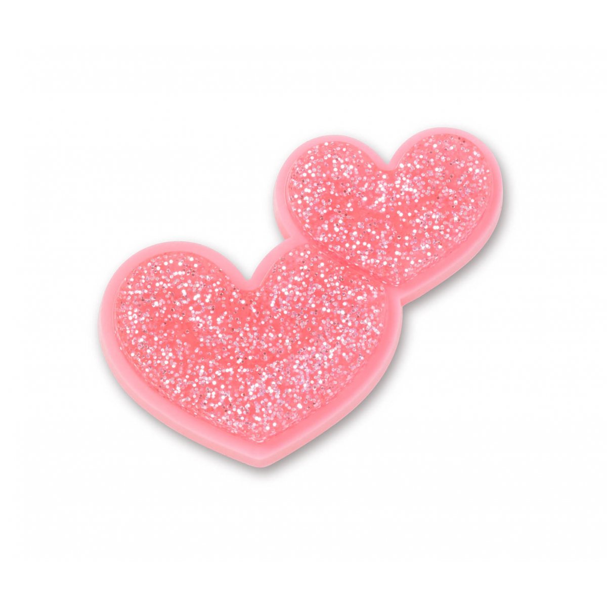 Crocs Jibbitz Glitter Heart Duo