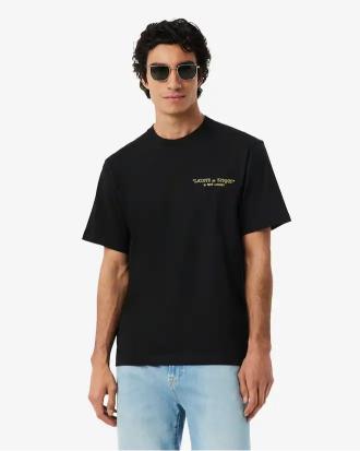Lacoste T-shirt Ricamata in Cotone