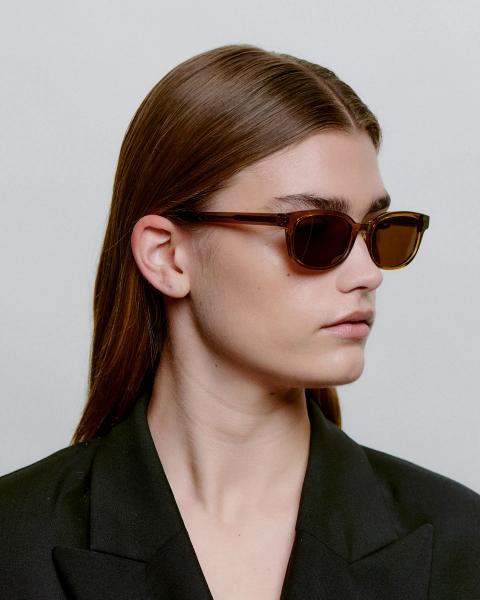 A. KJÆRBEDE Charlie Smoke Transparent Sunglasses