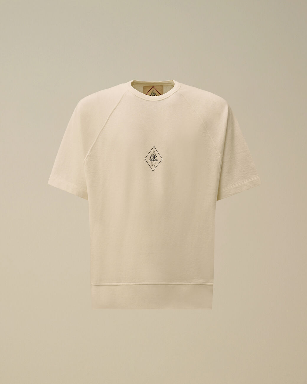 Cp Company Malfilè Fleece Short Sleeve Sweatshirt