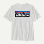 Patagonia Men's P-6 Logo Responsibili-Tee® Fiber White