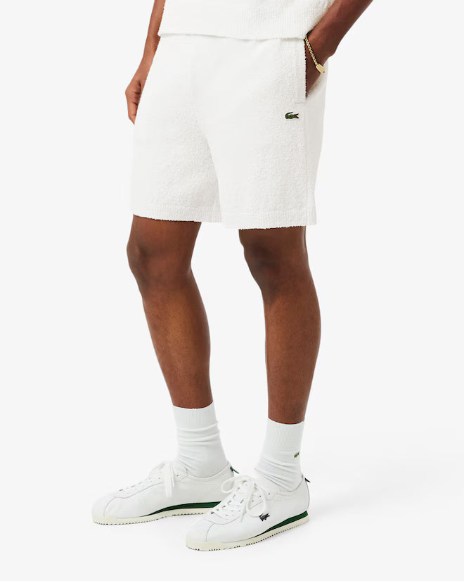 Lacoste Shorts in Maglia Bouclé