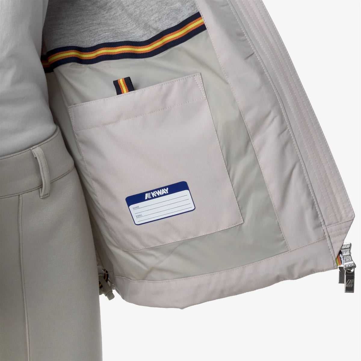 K-Way Giacca Impermeabile Marguerite Stretch Poly Jersey