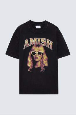 Amish T-shirt in jersey Long Hair