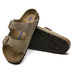 Birkenstock Arizona plantare morbido Pelle scamosciata Narrow Fit