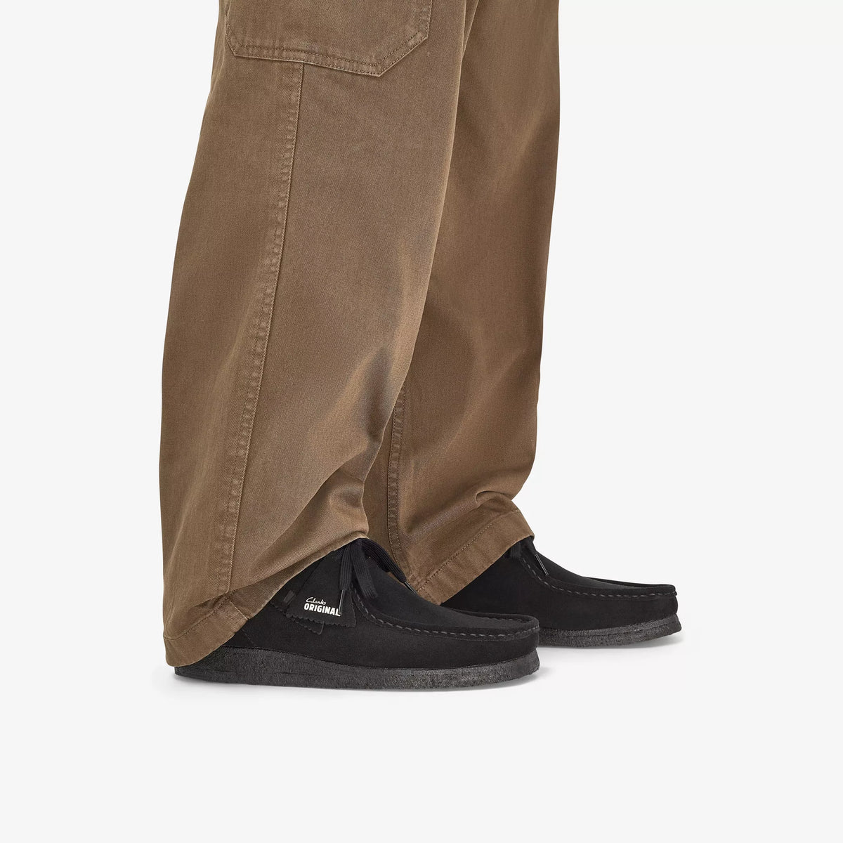 Clarks Wallabee Camoscio nero