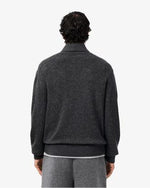 Lacoste Maglione a Collo Alto in Lana con Zip