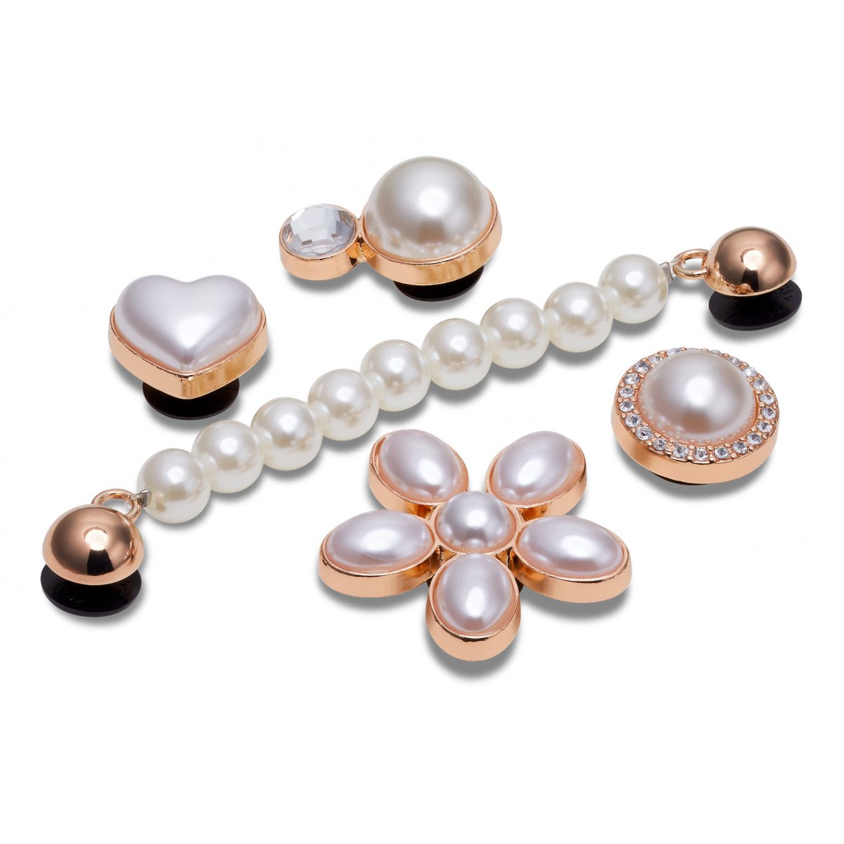 Crocs Jibbitz Dainty Pearl Jewelry 5 Pack