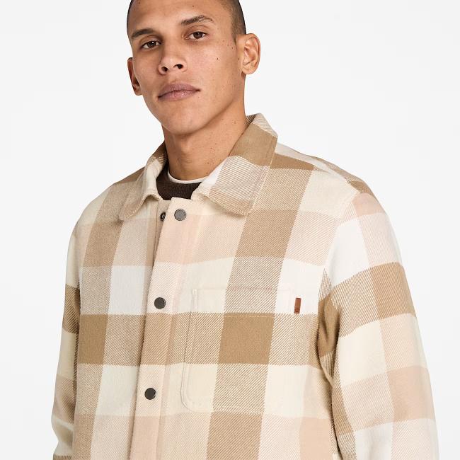 Timberland Overshirt con Fodera a Pelo Lungo