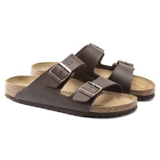 Birkenstock Arizona Birko-Flor Dark Brown Narrow Fit