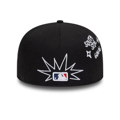 New Era 59FIFTY Fitted Chicago White Sox MLB Scribble Nero