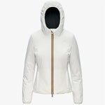 K-Way Giacca Lily St Warm Double White Natural/Black Pure