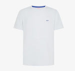 Sun68 T-shirt in Piquet Bianco