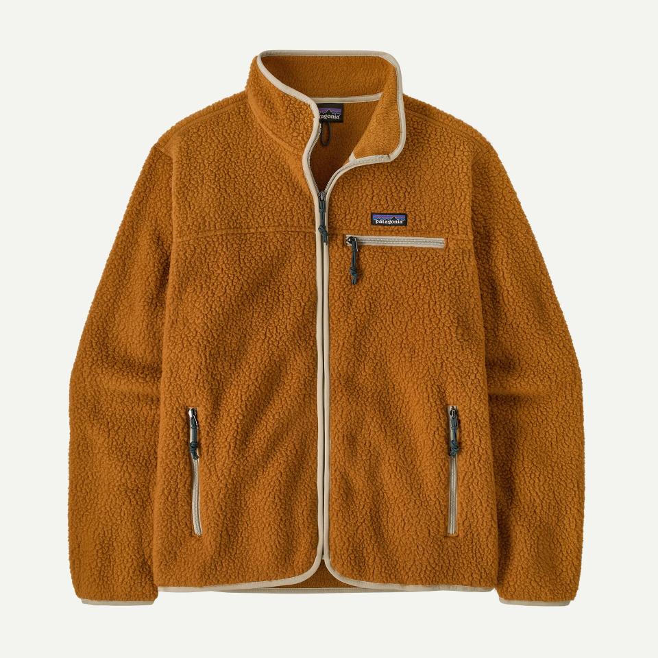 Patagonia Men's Retro Pile Fleece Jacket Cinnamon Brown