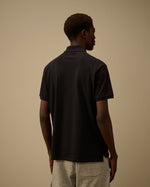 Cp Company Stretch Piquet Short Sleeve Point Collar Polo