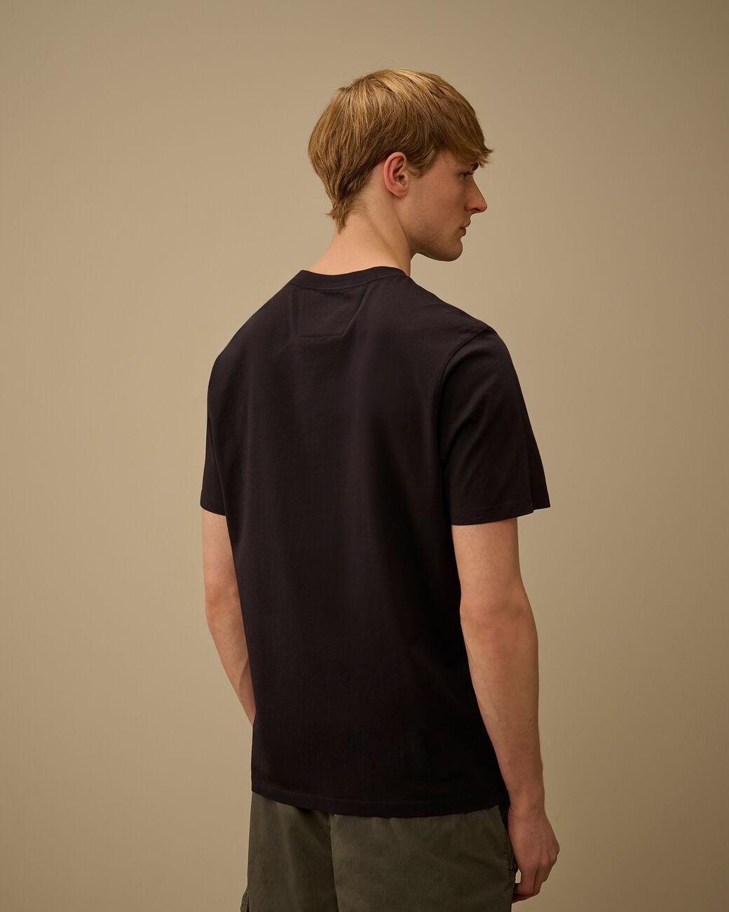 Cp Company Jersey Short Sleeve Logo Label T-Shirt
