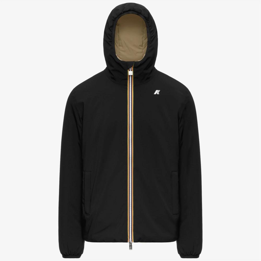 K-Way Giacca Jack St Warm Double Black Pure/Beige Khaki