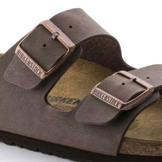 Birkenstock Arizona Birko-Flor Nubuck Mocca Narrow Fit