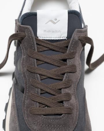 No Map Society VELOCE Deluxe Suede SuedeCharcoal GreyBlack