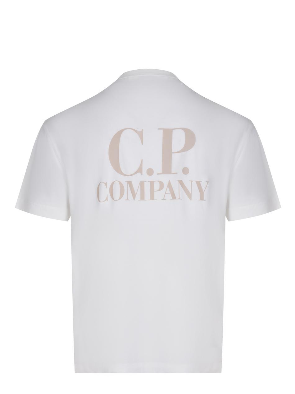 Cp Company Jersey 30/1 Short Sleeve Logo Label T-Shirt