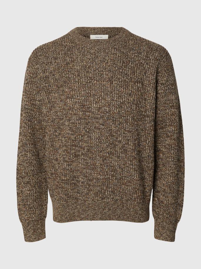 Selected Pullover Turkish Coffee