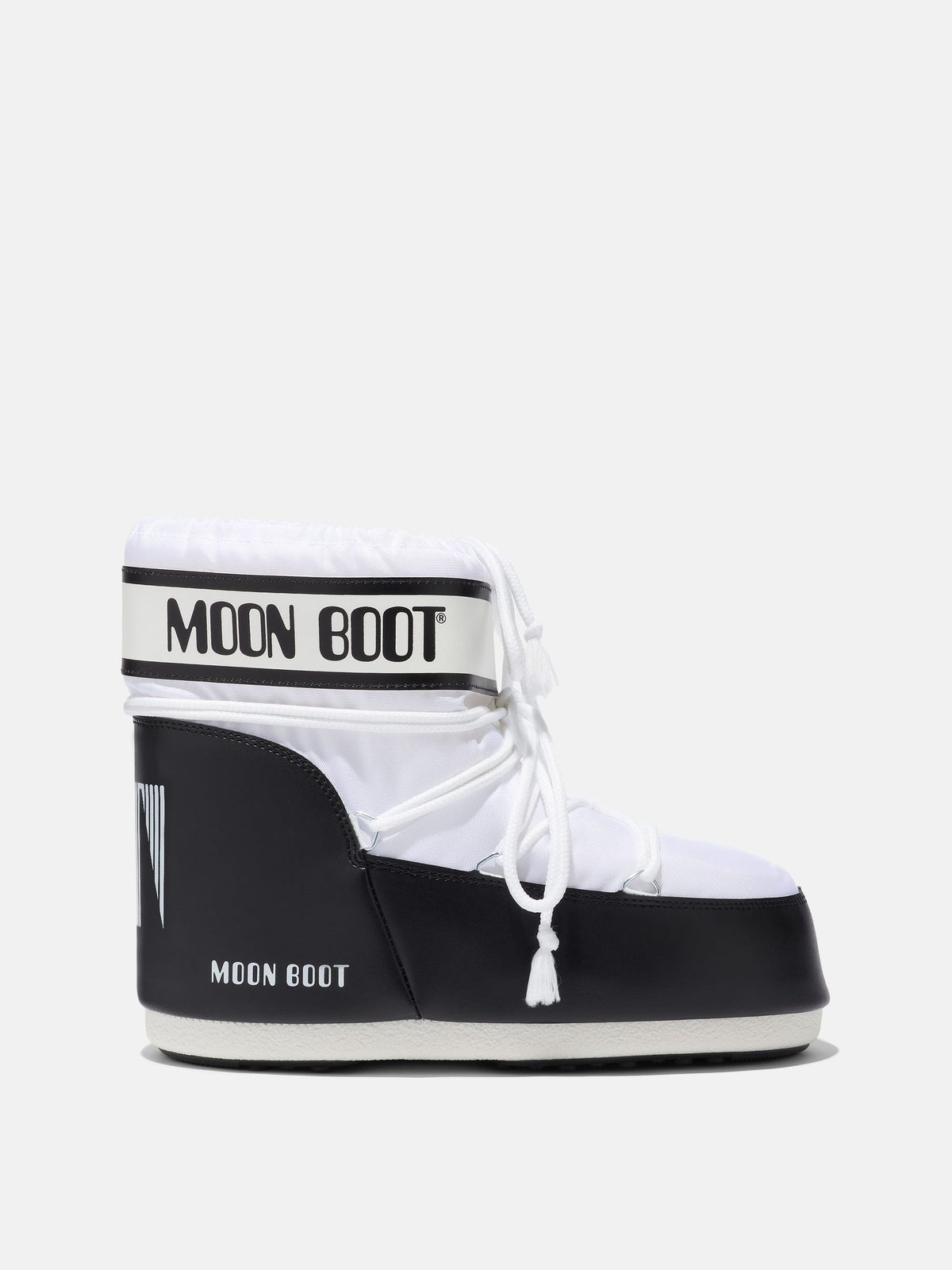 Moon Boot Stivale Icon Low Bianco in Nylon