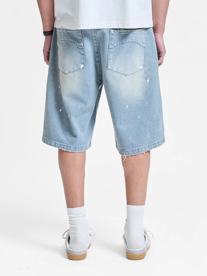 Reternity Studded Jorts Light Blue