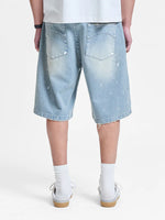 Reternity Studded Jorts Light Blue