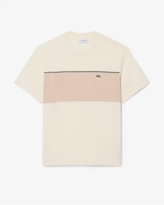 Lacoste T-shirt in Cotone Color Block