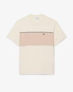 Lacoste T-shirt in Cotone Color Block