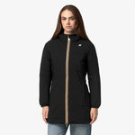 K-way Giacca Denise St Thermo Double Black Pure/Green Army