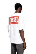 Diesel T-shirt in Cotone con Stampa Diesel