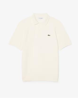 Lacoste Polo in Maglia Bouclé Classic Fit