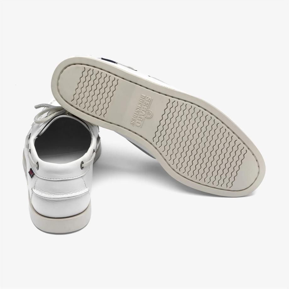 Sebago Docksides Portland White