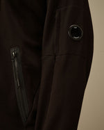 Cp Company Diagonal Raised Fleece Hooded Full Zip Sweatshirt