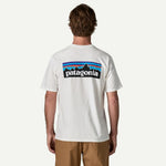 Patagonia Men's P-6 Logo Responsibili-Tee® Fiber White