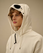 Cp Company Hooded Open Diagonal Raised Fleece