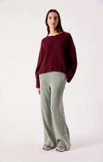 American Vintage Maglione Donna Vitow Granato