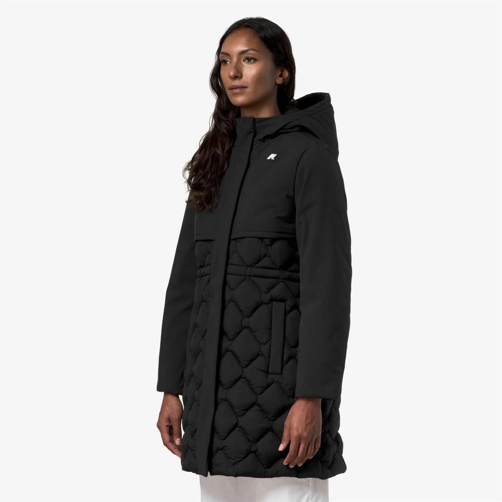 K-Way Giacca Siphelle Hybrid Warm Shell Black Pure