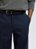 Selected Pantalone Linea Morbida Blu
