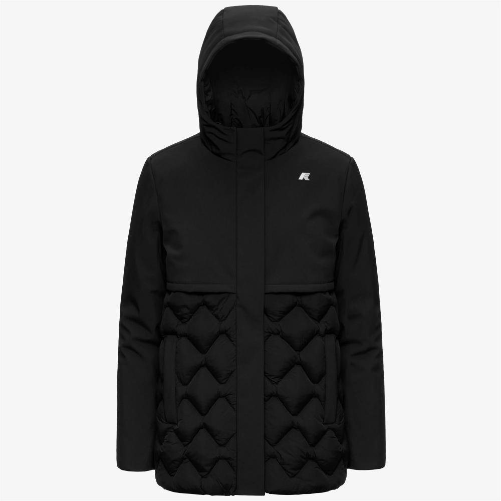 K-Way Giacca Siphane Hybrid Warm Shell Black Pure