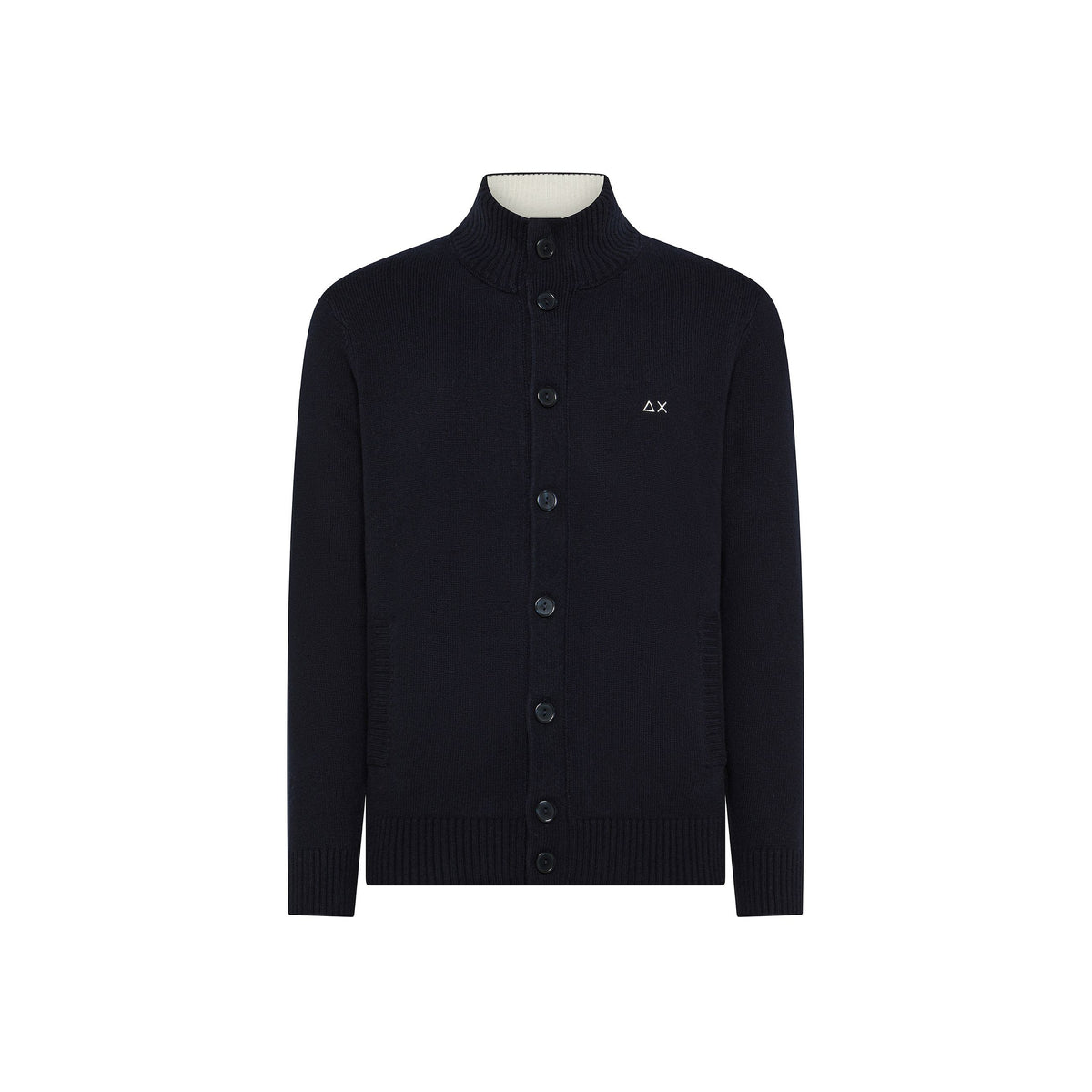 Sun68 Cardigan in Lana e Cashmere con Bottoni