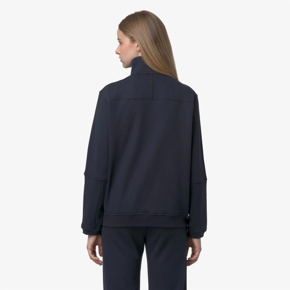 K-Way Felpa Pepin Brushed Pc Unisex Blue Depht