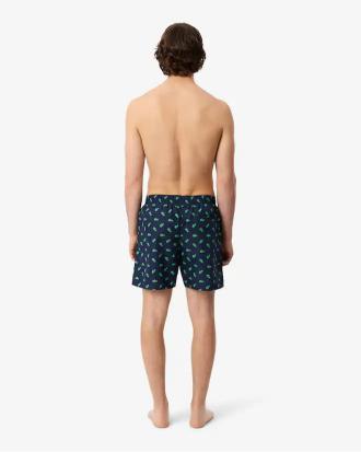 Lacoste Costume da Bagno con Stampa Coccodrillo