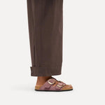 Birkenstock Arizona Big Buckle Pelle Nubuck Pepper Narrow Fit