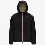 K-Way Giacca Jack Spacer Nylon Double Black Pure/Green Army