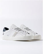 D.A.T.E. Hill Low Calf White Blue
