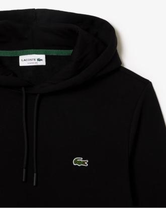 Lacoste Felpa con cappuccio in Pile