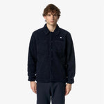 K-Way Felpa Cameron Sherpa Polar Blue Depth