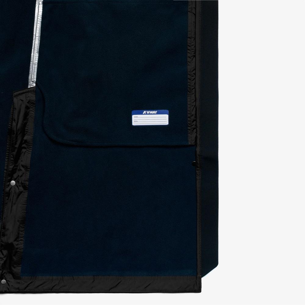 K-Way Giacca Stephale Bonded Black P/Blue D